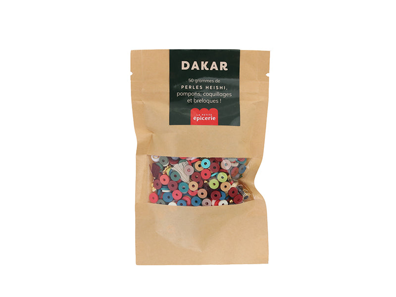 Achat Mélange de perles heishi et de breloques - Dakar