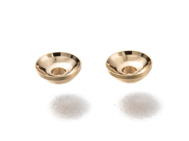 Achat Lot de 20 perles intercalaires forme cloche en laiton - Doré à l'or fin