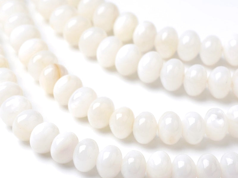Achat Lot de 20 perles rondelles coquillage naturel - Dentelle