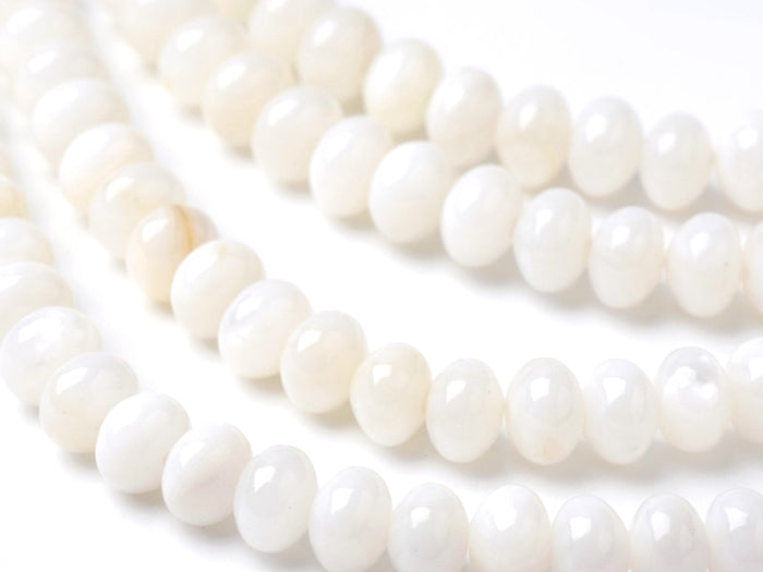 Achat Lot de 20 perles rondelles coquillage naturel - Dentelle