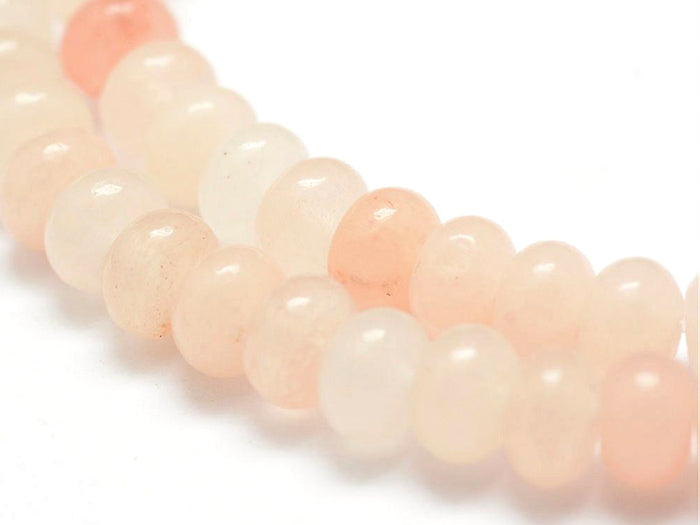 Achat Lot de 20 perles rondelles - Aventurine rose