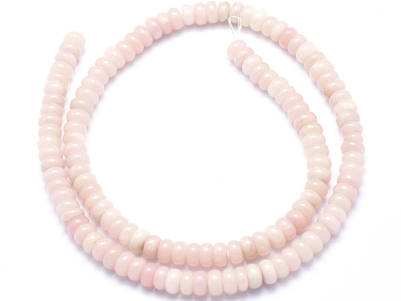 achat Lot de 20 perles rondelles - Opale rose