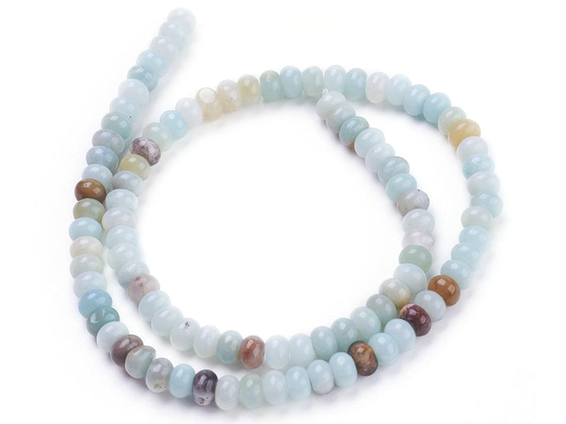 Achat Lot de 20 perles rondelles - Amazonite naturelle