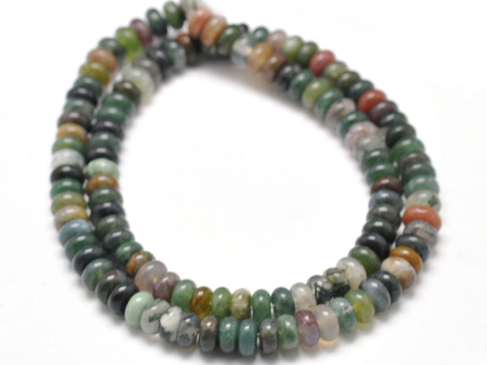 Achat Lot de 20 perles rondelles - Agate indienne