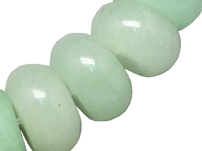 Achat Lot de 20 perles rondelles - Aventurine verte - Aigue-marine