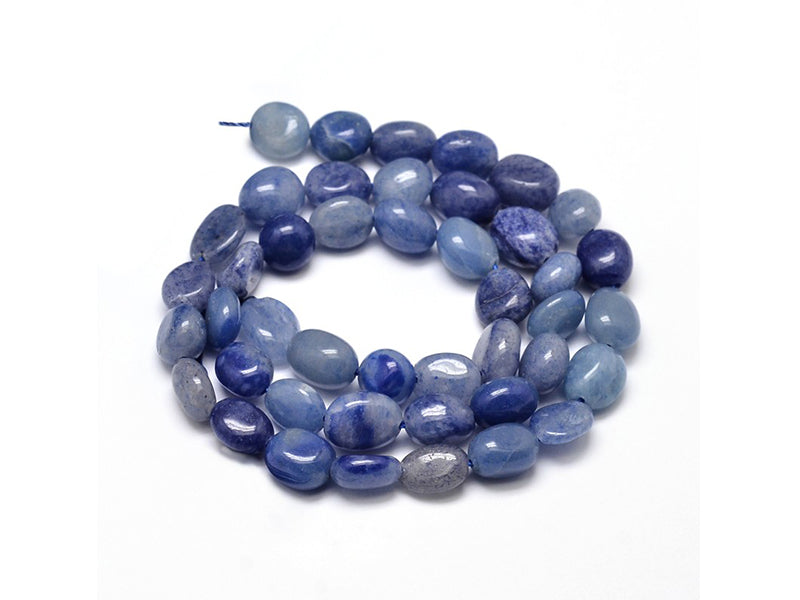 Achat Lot de 20 perles en quartz dumortiérite