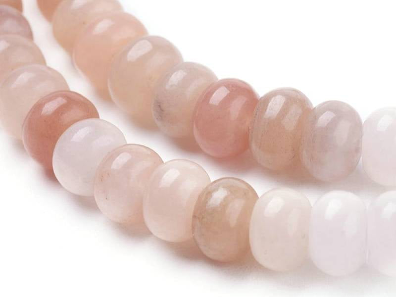 Achat Lot de 20 perles rondelles - Aventurine rose