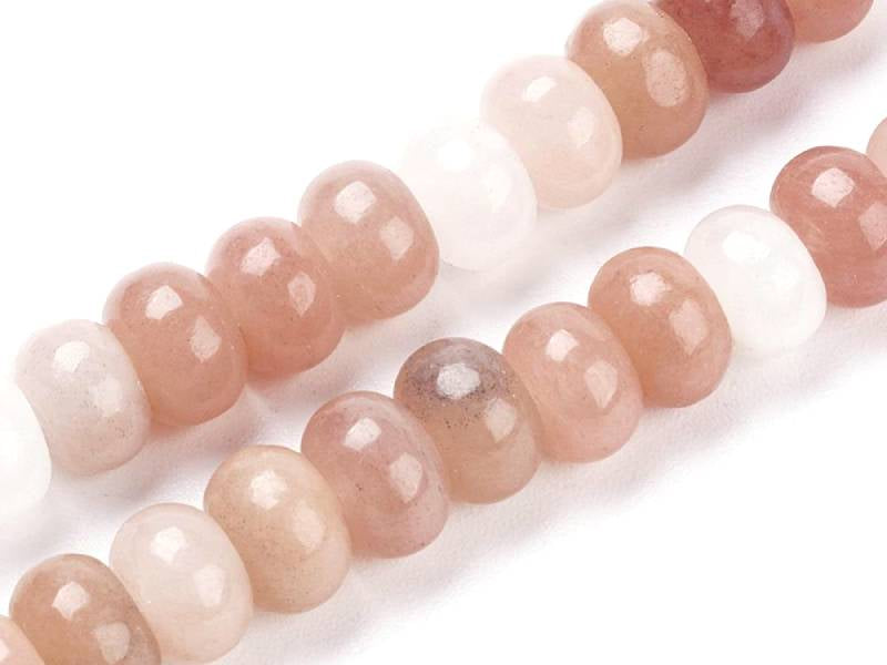 Achat Lot de 20 perles rondelles - Aventurine rose