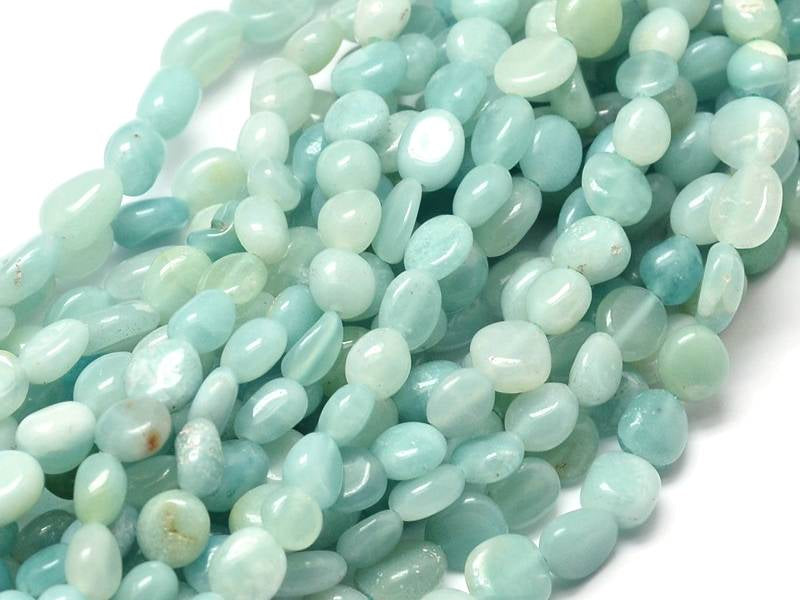 Achat Lot de 20 perles pépites - Amazonite naturelle