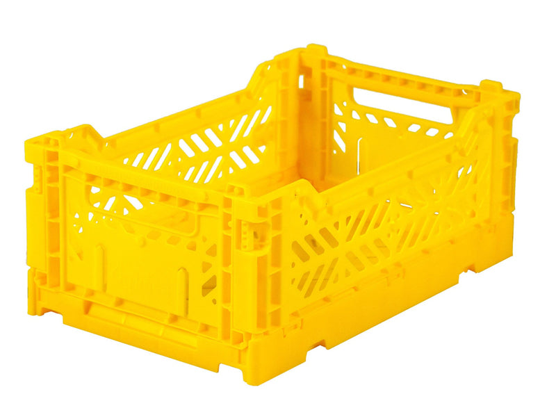 Achat Cagette en plastique empilable - Petite - Jaune