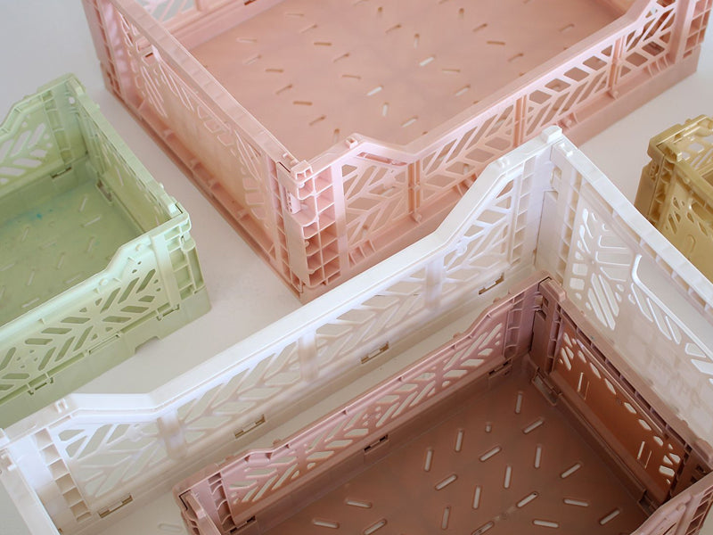 achat Cagette en plastique empilable - Petite - Lime cream