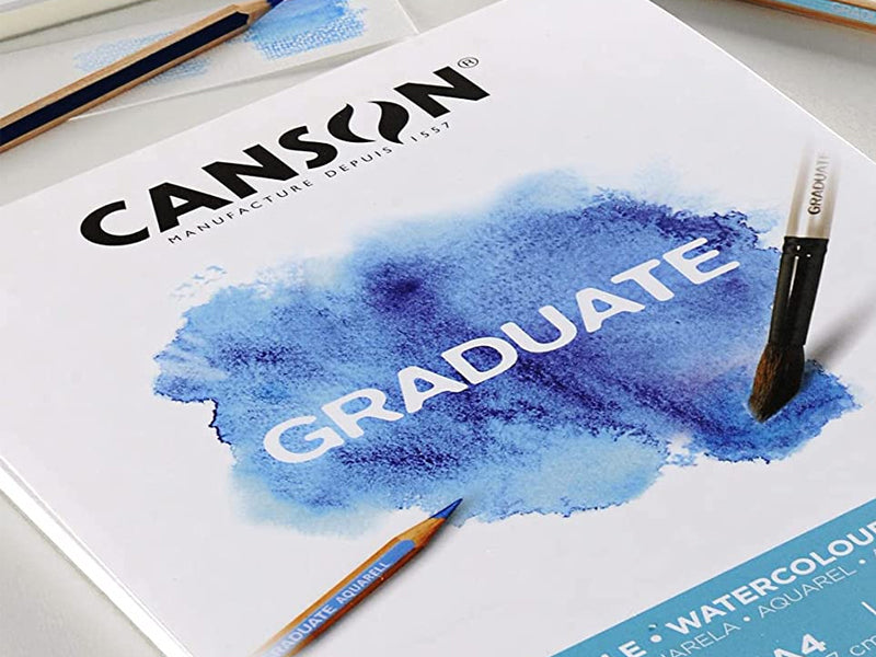 Achat Bloc de dessin Graduate Aquarelle A5 - 250g/m² Canson