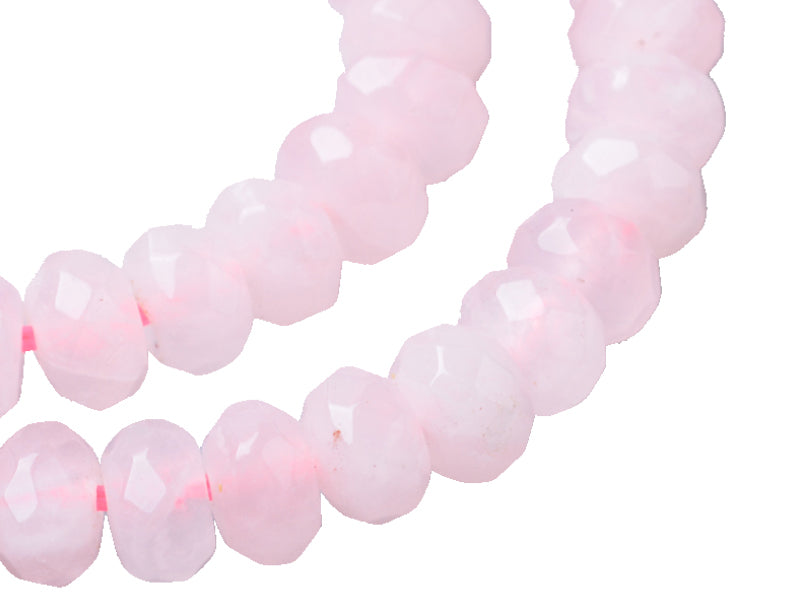 Achat Lot de 20 perles à facettes en quartz rose