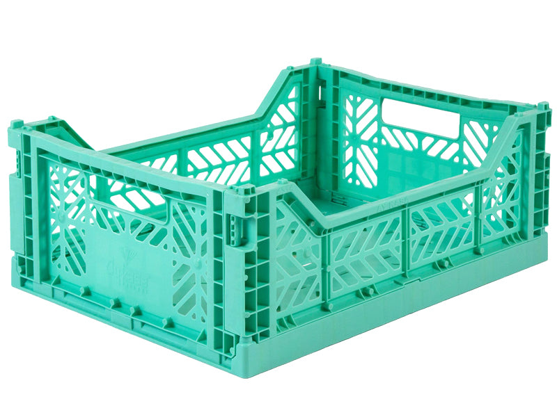 Achat Cagette en plastique empilable - Large - Mint