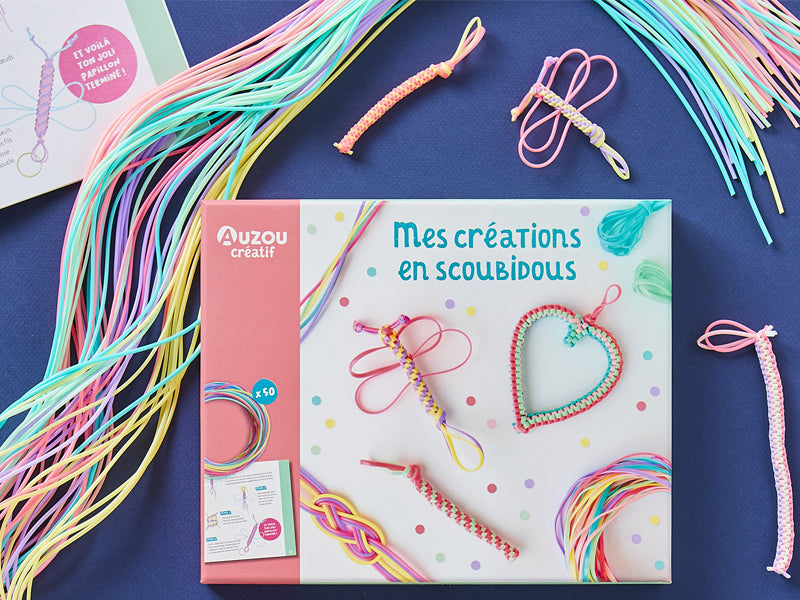 achat Mes Créations en Scoubidous - Auzou