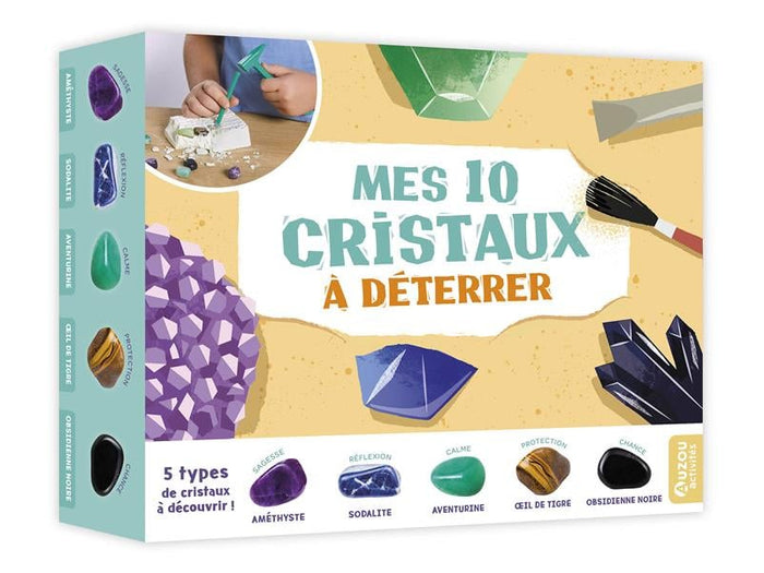 Achat Mes 10 cristaux à déterrer - Auzou