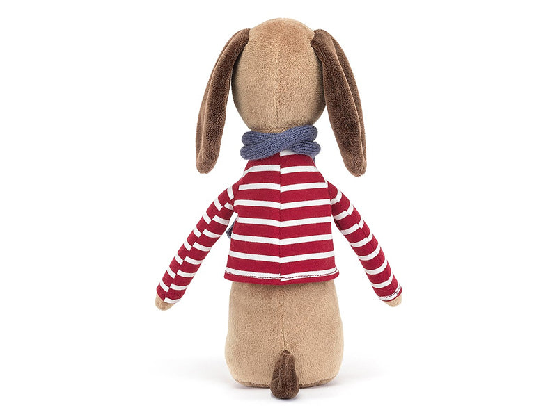achat Peluche Chien Saucisse "Beatnike Buddy" - 27 cm - Jellycat