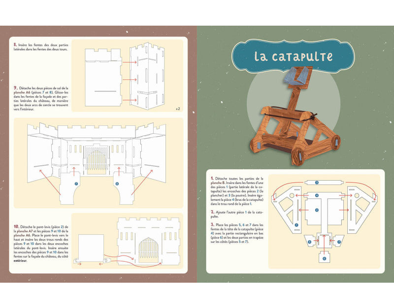 Achat Mon fantastique château fort à construire - Auzou