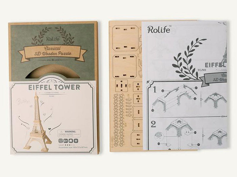 achat Tour Eiffel en bois à assembler