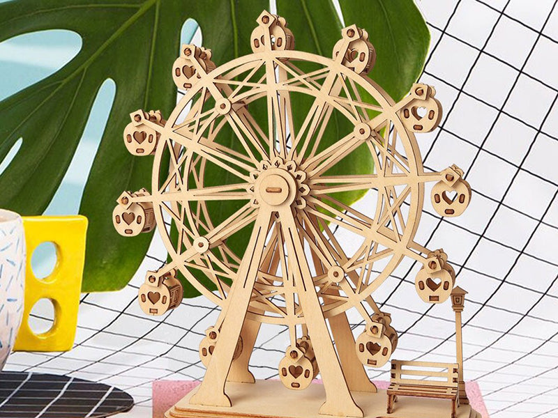 achat Grande roue en bois à assembler