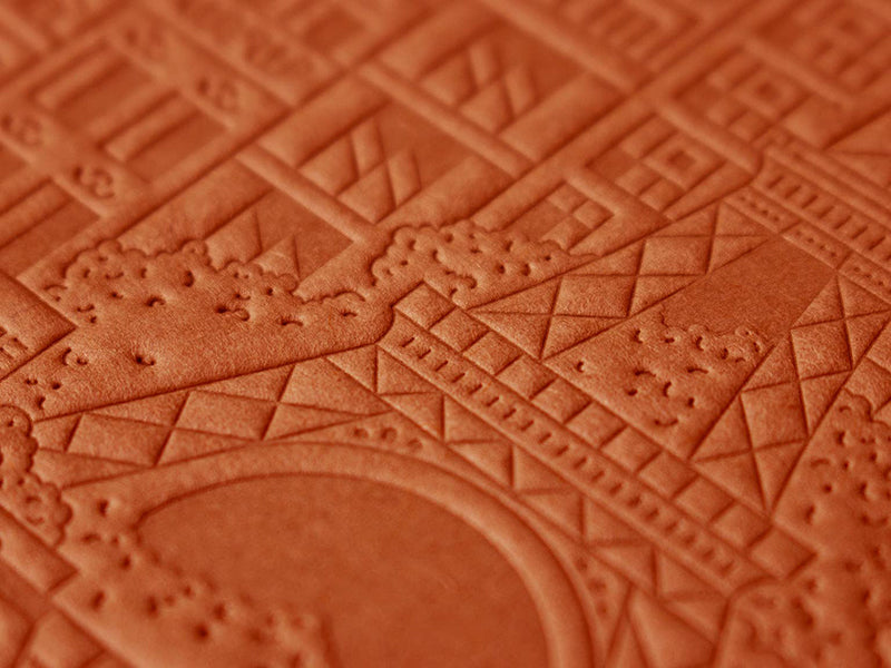 Achat Carnet Paris orange rouille - The City Works