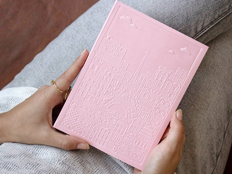 achat Carnet Paris rose The City Works