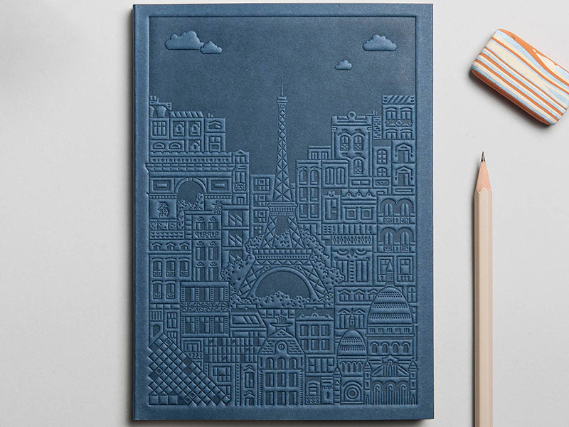 Achat Carnet Paris bleu - The City Works