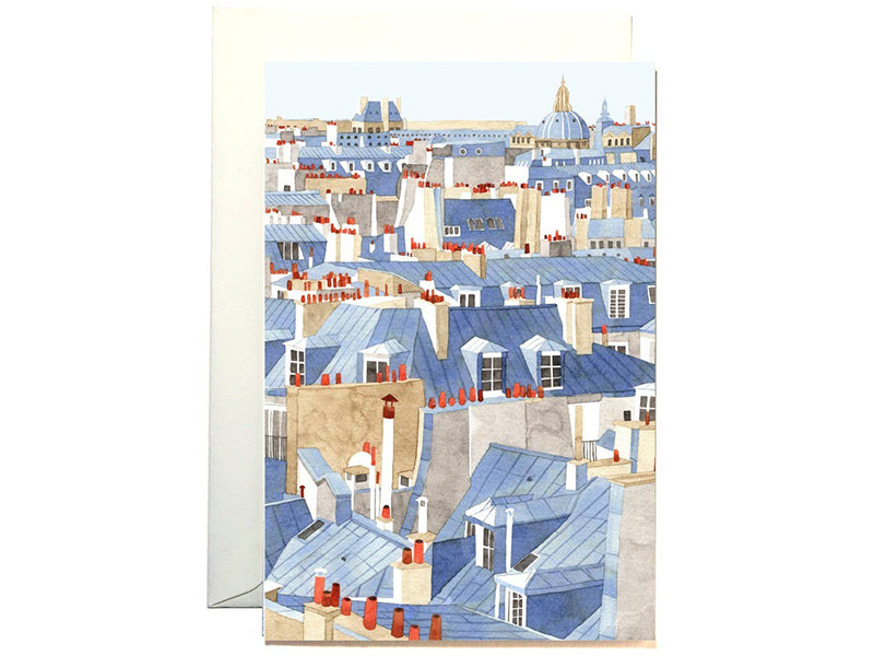 Achat Carte toits de paris - Quartier Libre