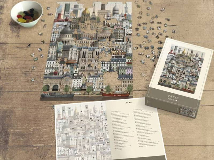 Achat Puzzle 1000 pièces - Paris - Martin Schwartz