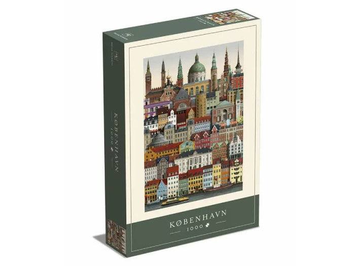 Achat Puzzle 1000 pièces - Copenhague (Kobenhavn) - Martin Schwartz
