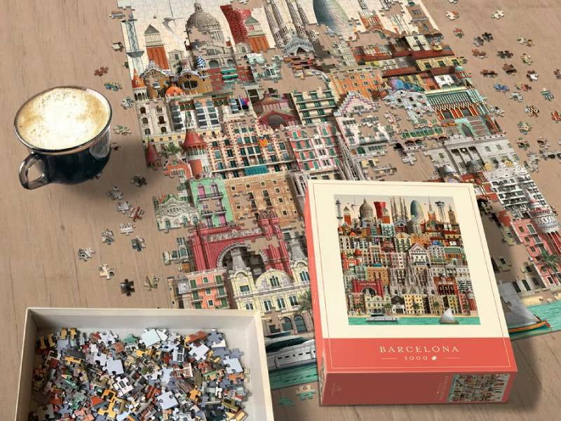 achat Puzzle 1000 pièces - Barcelone (Barcelona) - Martin Schwartz