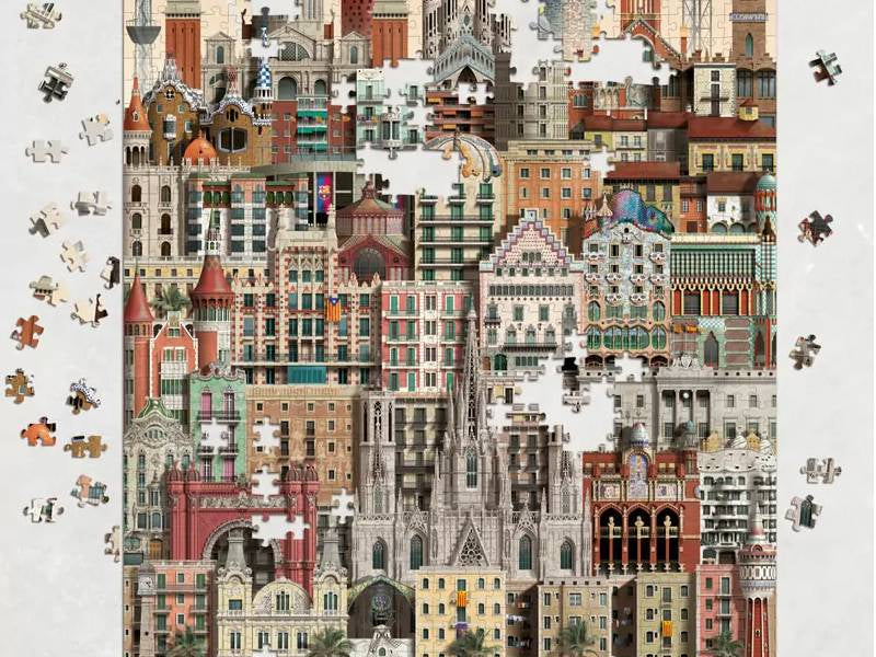achat Puzzle 1000 pièces - Barcelone (Barcelona) - Martin Schwartz