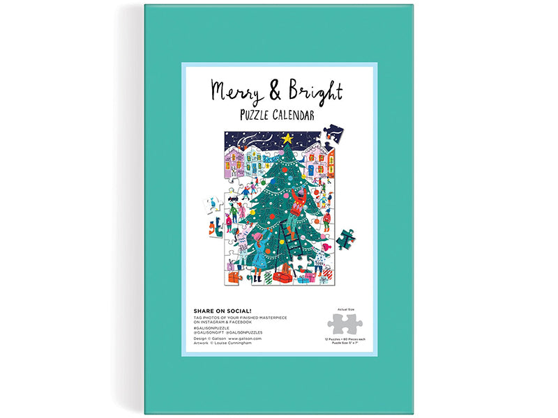 achat Calendrier de l'avent puzzle - 12 puzzles de Noël