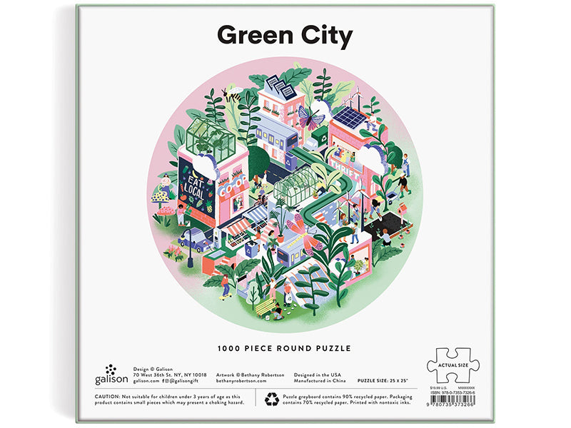 Achat Puzzle Green City - 1000 pièces