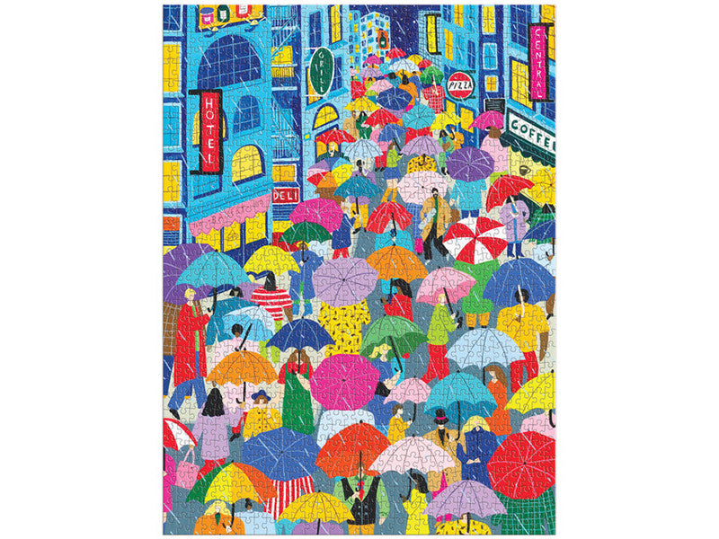 achat Puzzle Umbrella Lane - 1000 pièces