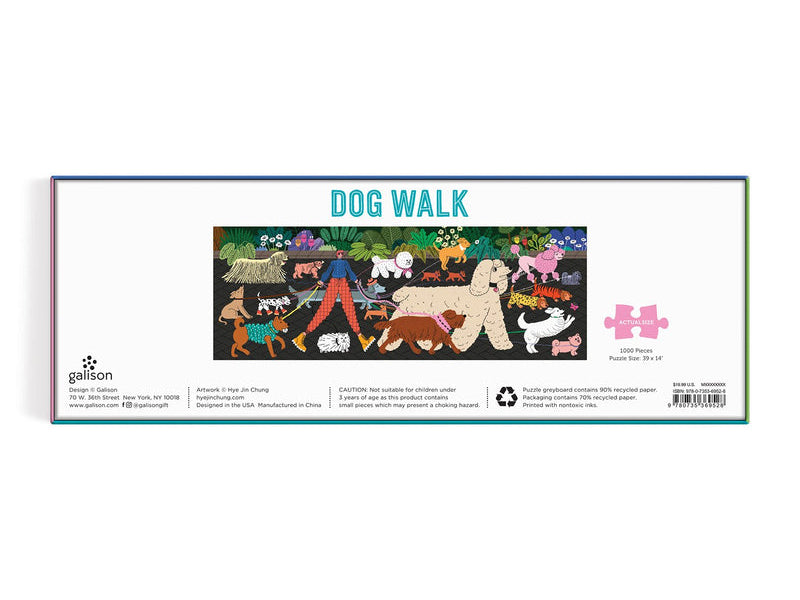 achat Puzzle Dog Walk - 1000 pièces