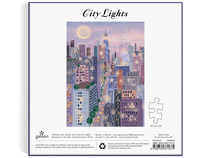 achat Puzzle City Lights - 1000 pièces