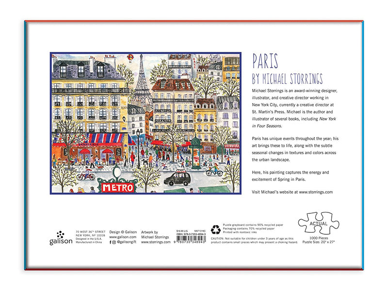 achat Puzzle Michael Storrings Paris - 1000 pièces