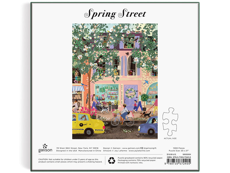 achat Puzzle Spring Street - 1000 pièces