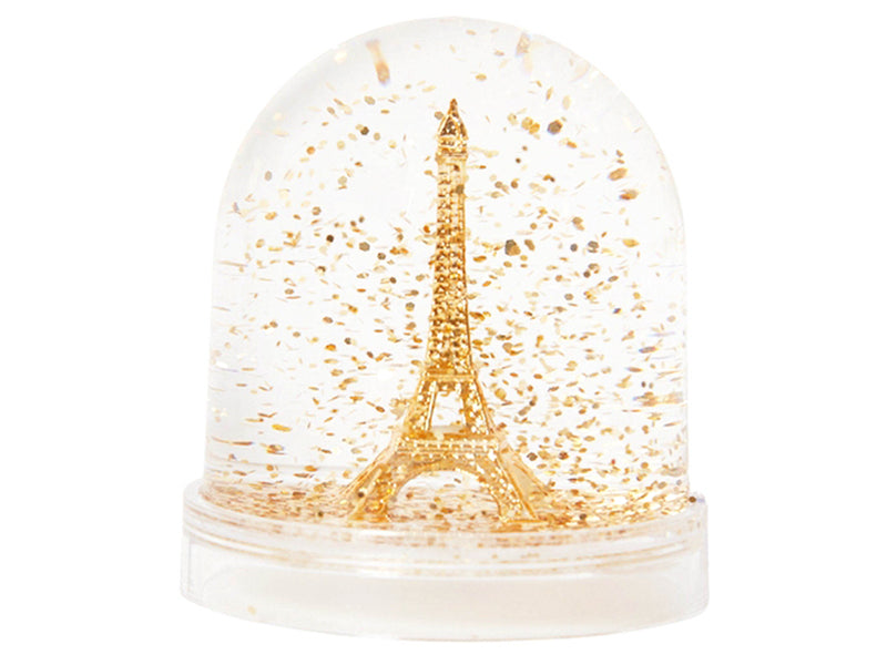 Achat Boule à neige Tour Eiffel - Paillettes dorées