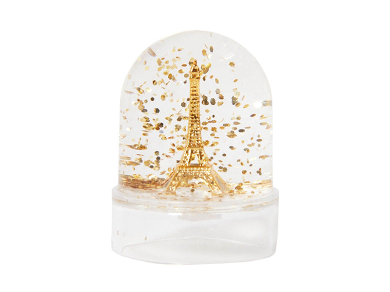 Achat Mini-boule à neige Tour Eiffel - Paillettes dorées