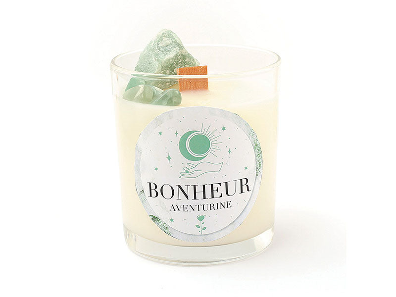 achat Kit DIY bougie lithothérapie - Aventurine bonheur