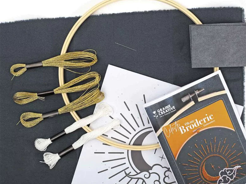 achat Kit de broderie décorative - Céleste
