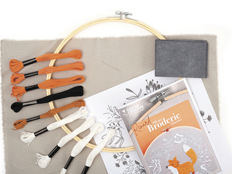 achat Kit de broderie décorative - Renard