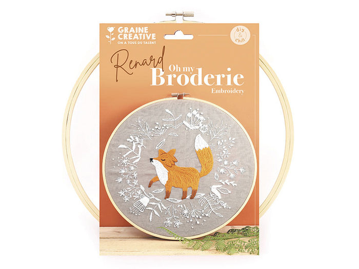 Achat Kit de broderie décorative - Renard