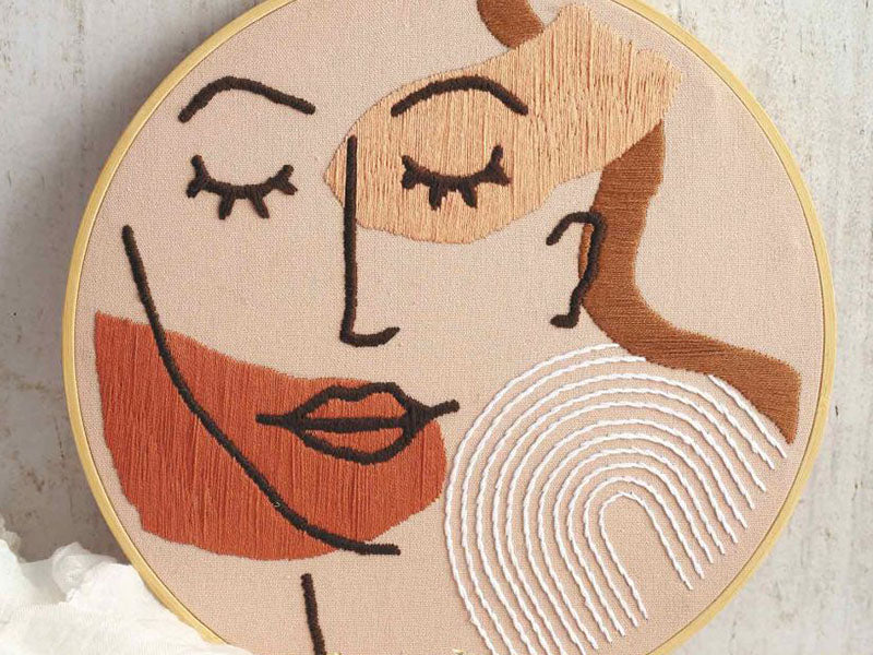 achat Kit de broderie décorative - Line art