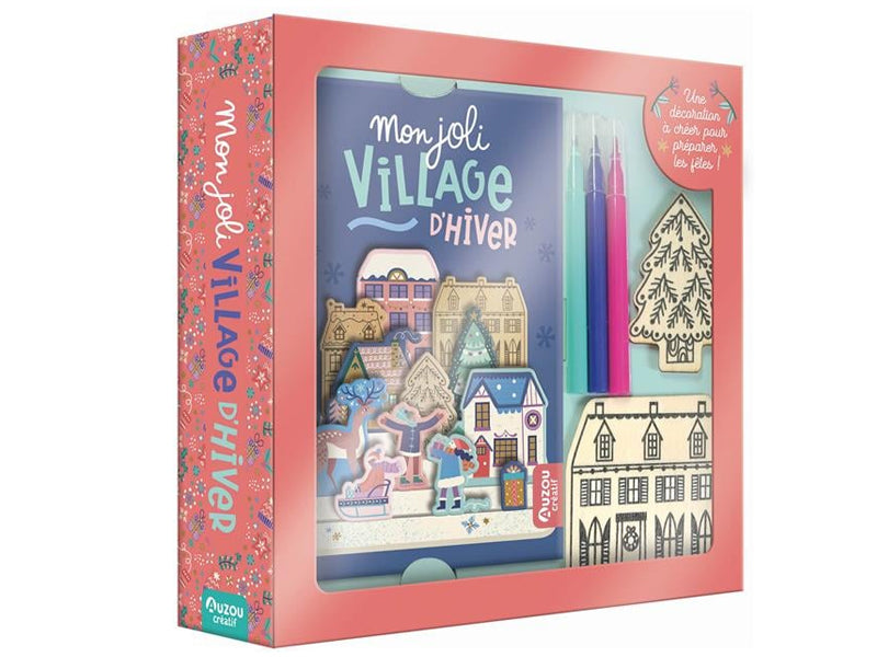 Achat Kit créatif décoration Mon joli village d'hiver - Auzou
