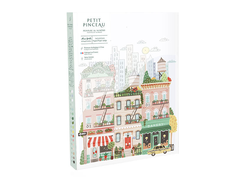 Achat Coffret peinture au numéro - Petit Pinceau - New York par Hoglet and co
