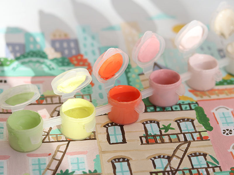 achat Coffret peinture au numéro - Petit Pinceau - New York par Hoglet and co