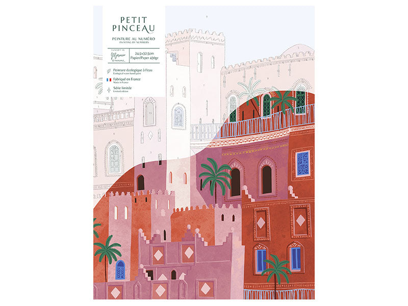 achat Coffret peinture au numéro - Petit Pinceau - Maroc par Mona Mai